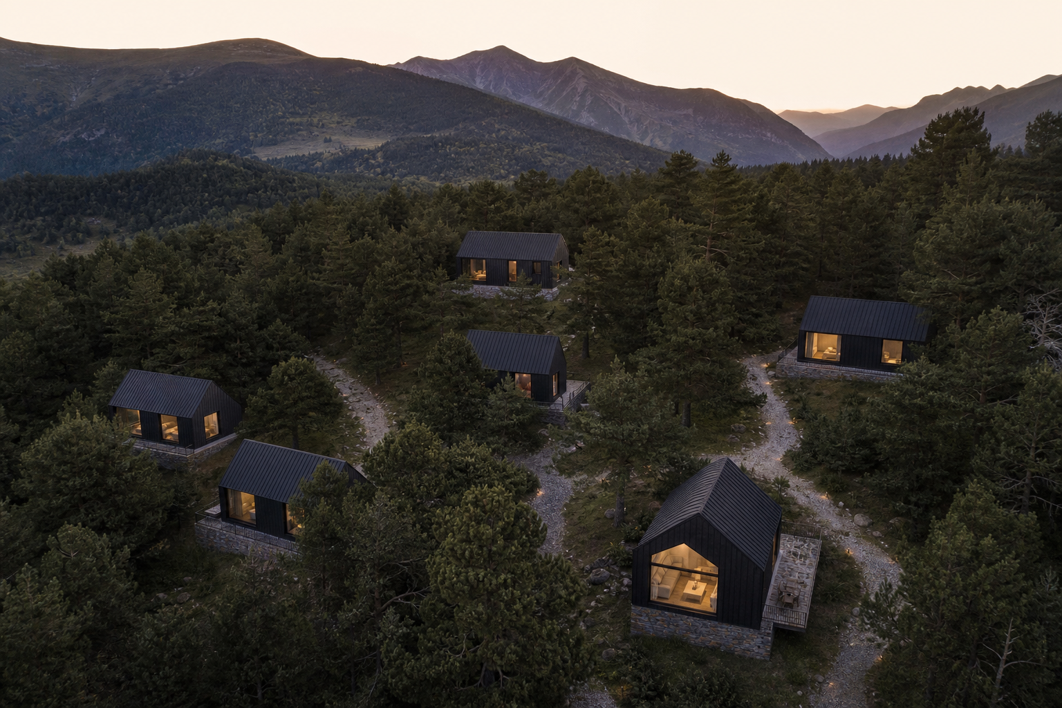 Vista aèria del conjunt — NØRVA Residences